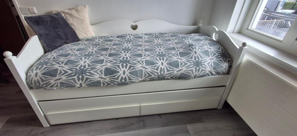 Mooi meiden bed met logeerbed en bijpassend bureau!, Ophalen, Gebruikt, Meisje