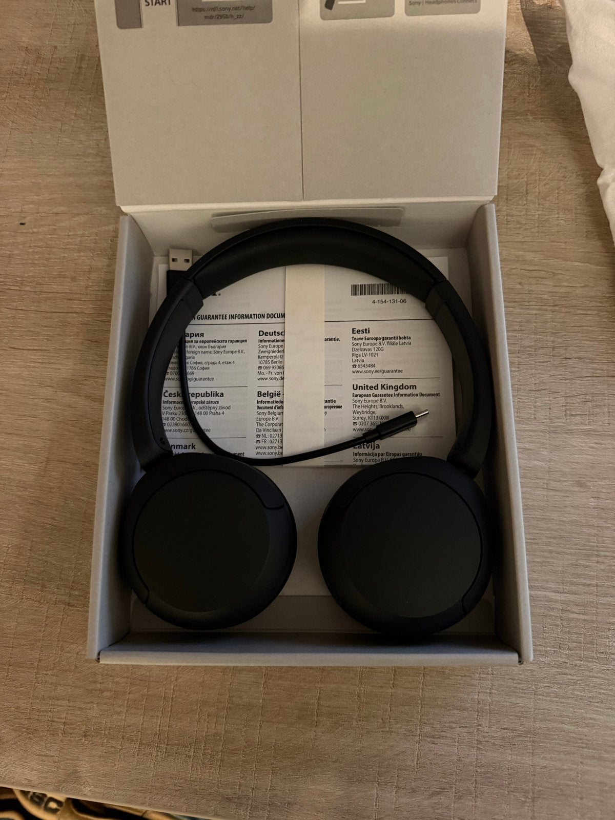 Nieuwe Sony WH-CH520 koptelefoon - Ongebruikt in verpakking