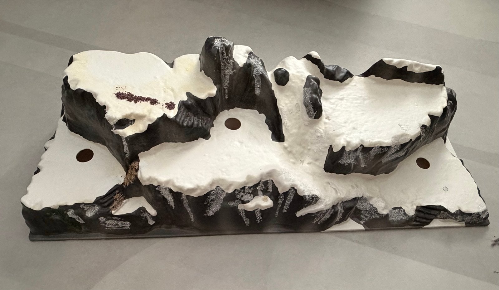 Grondplaats kerstdorp, 118x38x30 cm, Diversen, Ophalen, Gebruikt