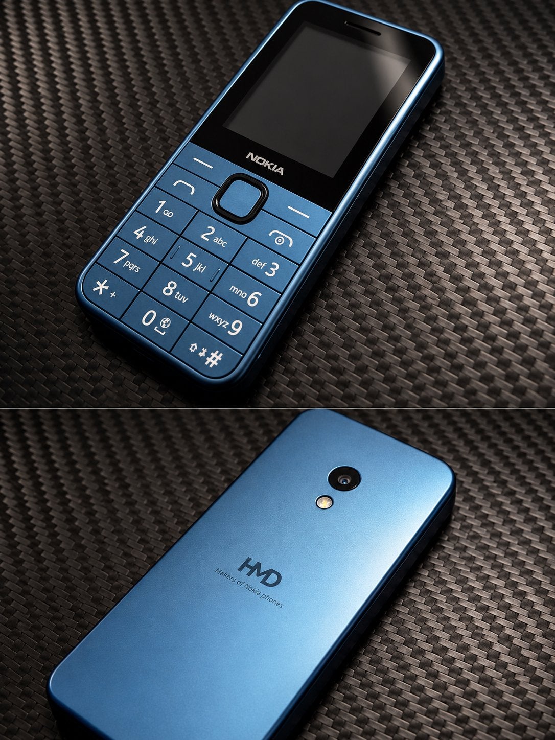 Nokia 225 4G TA 1610 (2024), Ophalen, Overige modellen, Blauw, Fysiek toetsenbord