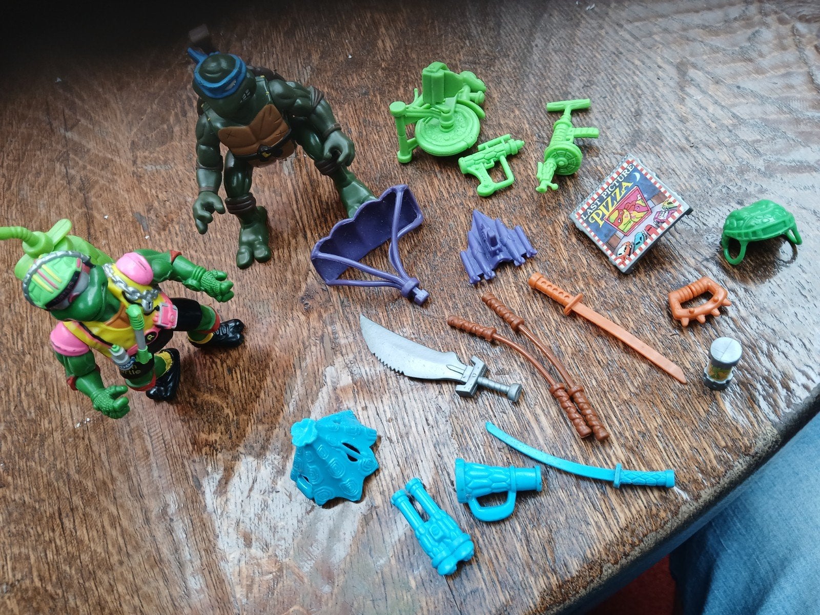 Vintage turtles, Ophalen