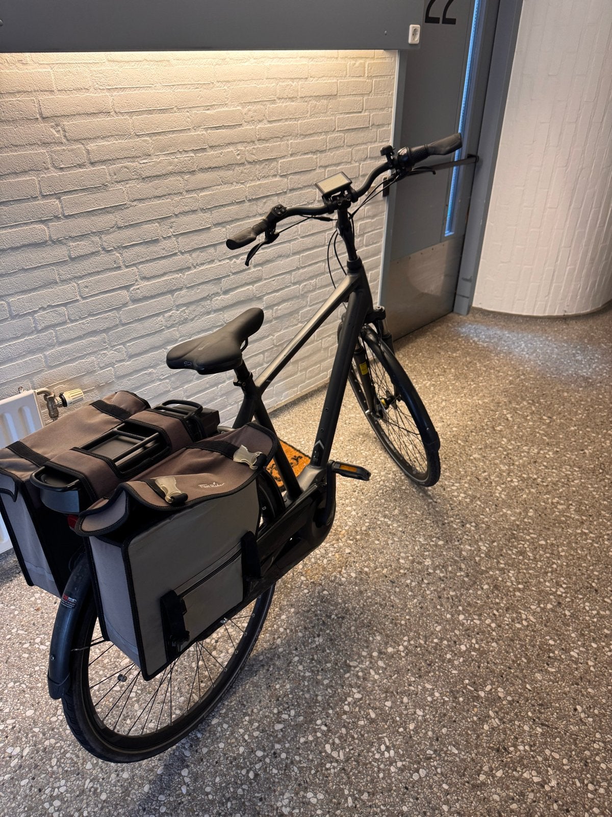 Giant elektrische fiets met fietstassen, Ophalen, Gebruikt, Giant, 51 tot 55 cm