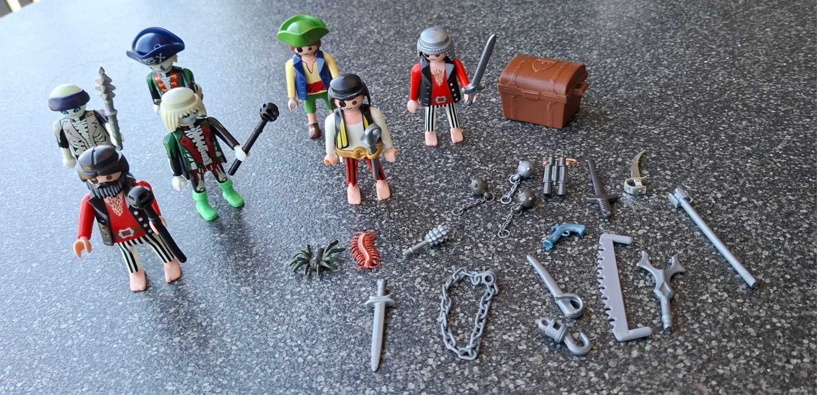 Playmobil Piraten poppetjes met accessoires, Pirates, Losse onderdelen, Ophalen of Verzenden, Zo goed als nieuw