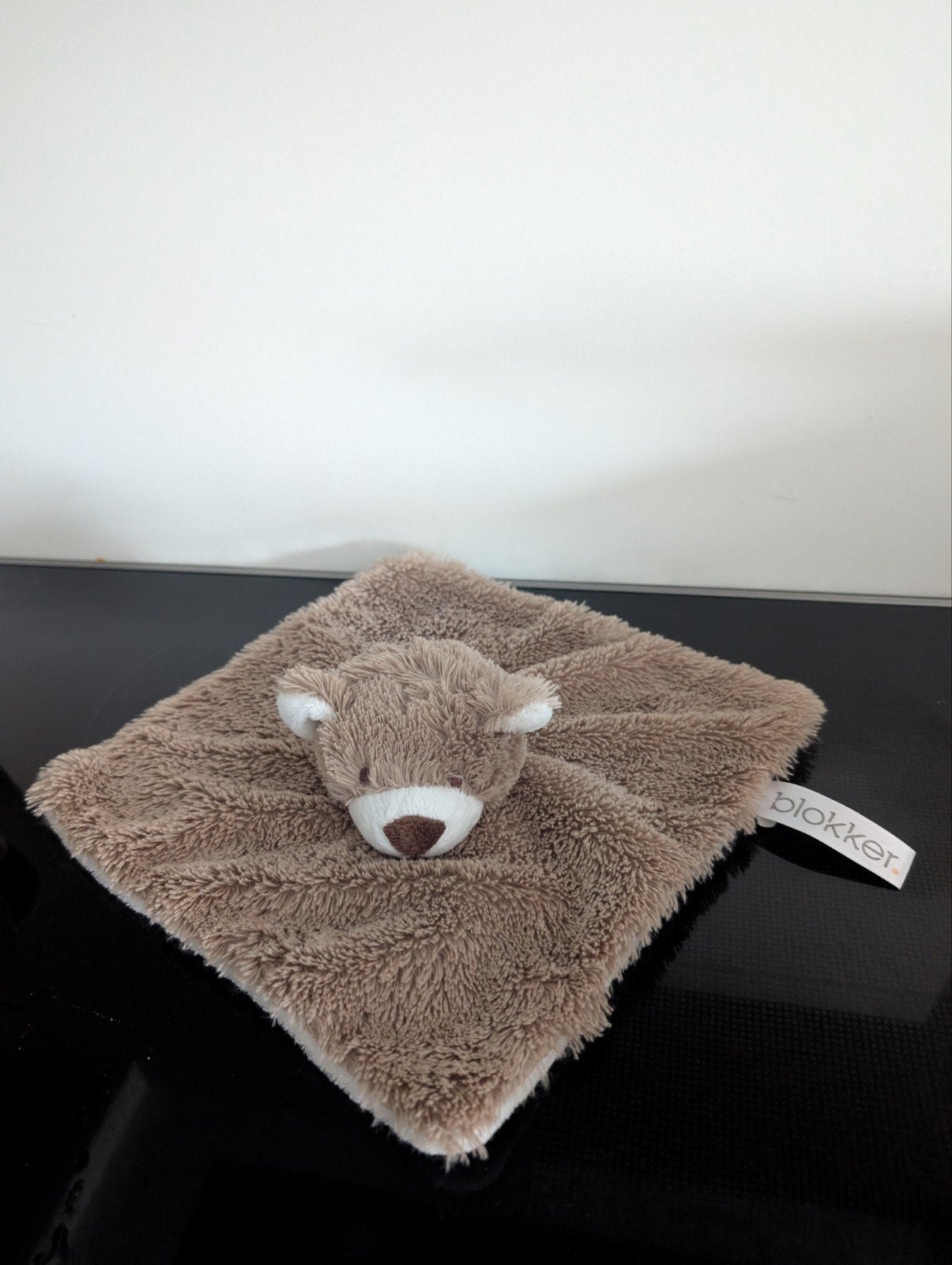 Knuffeldoek beer Blokker, Kinderen en Baby's, Speelgoed | Knuffels en Pluche, Beer, Ophalen of Verzenden, Zo goed als nieuw, Klein (minder dan 20 cm)