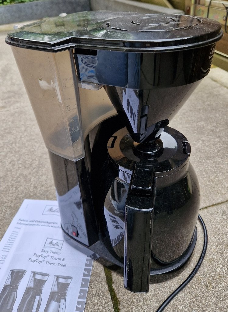 Melitta koffiezetapparaat met warmhoudkan  .a, Ophalen, 10 kopjes of meer, Koffiemachine, Gemalen koffie