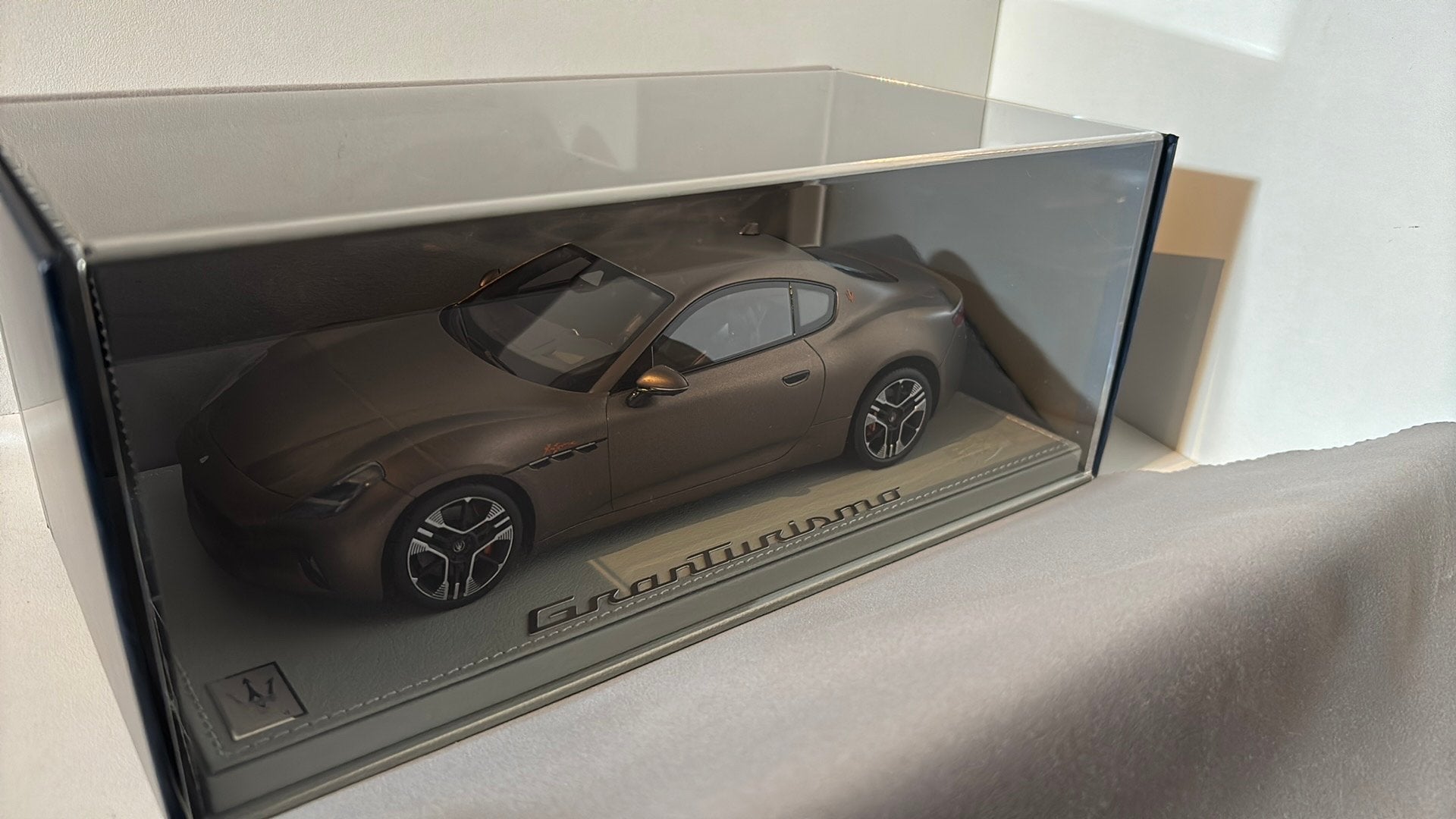 Maserati granturismo trofeo rame folgore BBR 1.18, Overige merken, Ophalen of Verzenden, A, A
