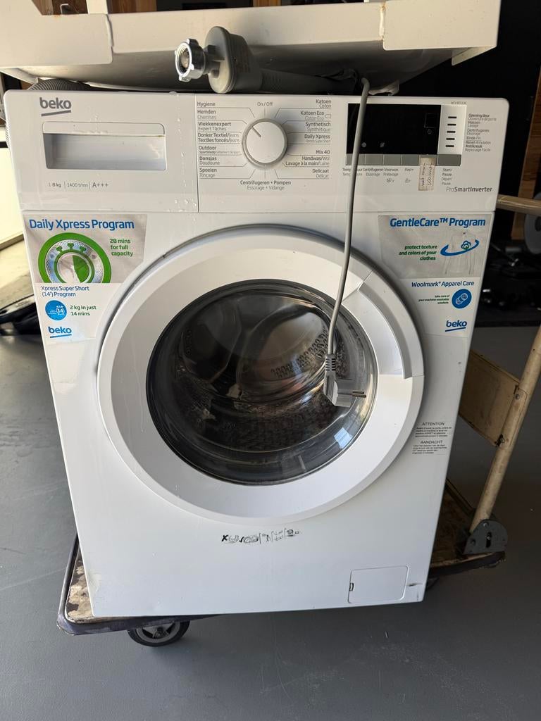 Beko Wasmachine 8 kg A+++ met Daily Xpress Programma, Witgoed en Apparatuur, Wasmachines, Ophalen, Zo goed als nieuw, 85 tot 90 cm