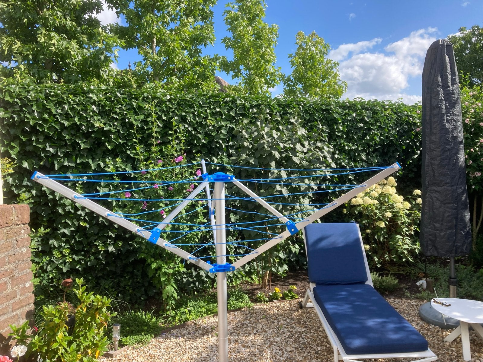 Droogrek met hoes van Vrijbuiter, Tuin en Terras, Droogmolens en Wasrekken, Ophalen, Gebruikt, Droogmolen