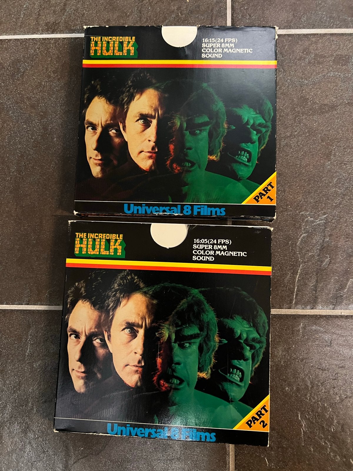 The Incredible Hulk Super 8mm Film - Deel 1 & 2, Audio, Tv en Foto, Filmrollen, 8mm film, Ophalen of Verzenden