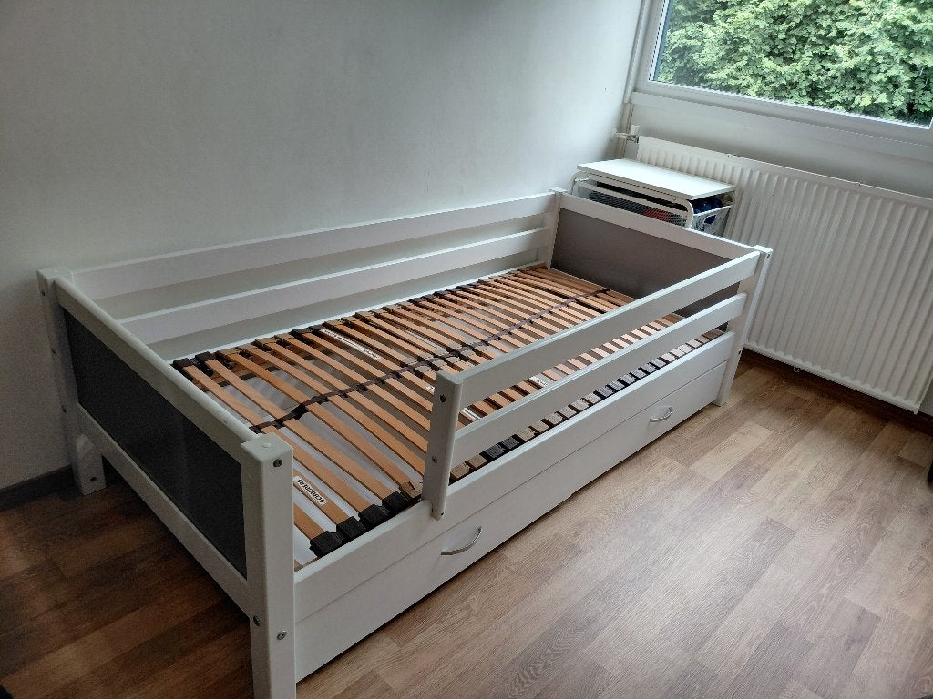 Bedbank Jip met uitvalbeveiliging, 85 tot 100 cm, Gebruikt, 180 cm of meer, Ophalen