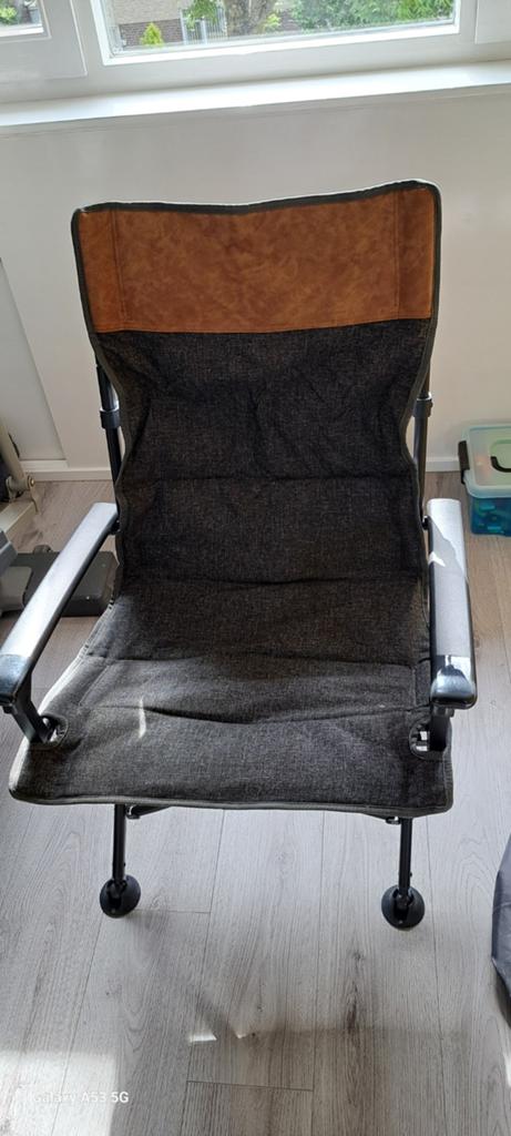 2x Westfield Camping Vouwstoelen - Antraciet, Ophalen, Campingstoel