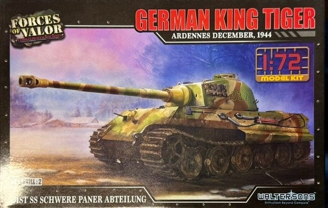 Coelianmodels, FoV, 2, King Tiger, 1/72, € 12,99, Overige merken, Nieuw, Ophalen of Verzenden, Tank