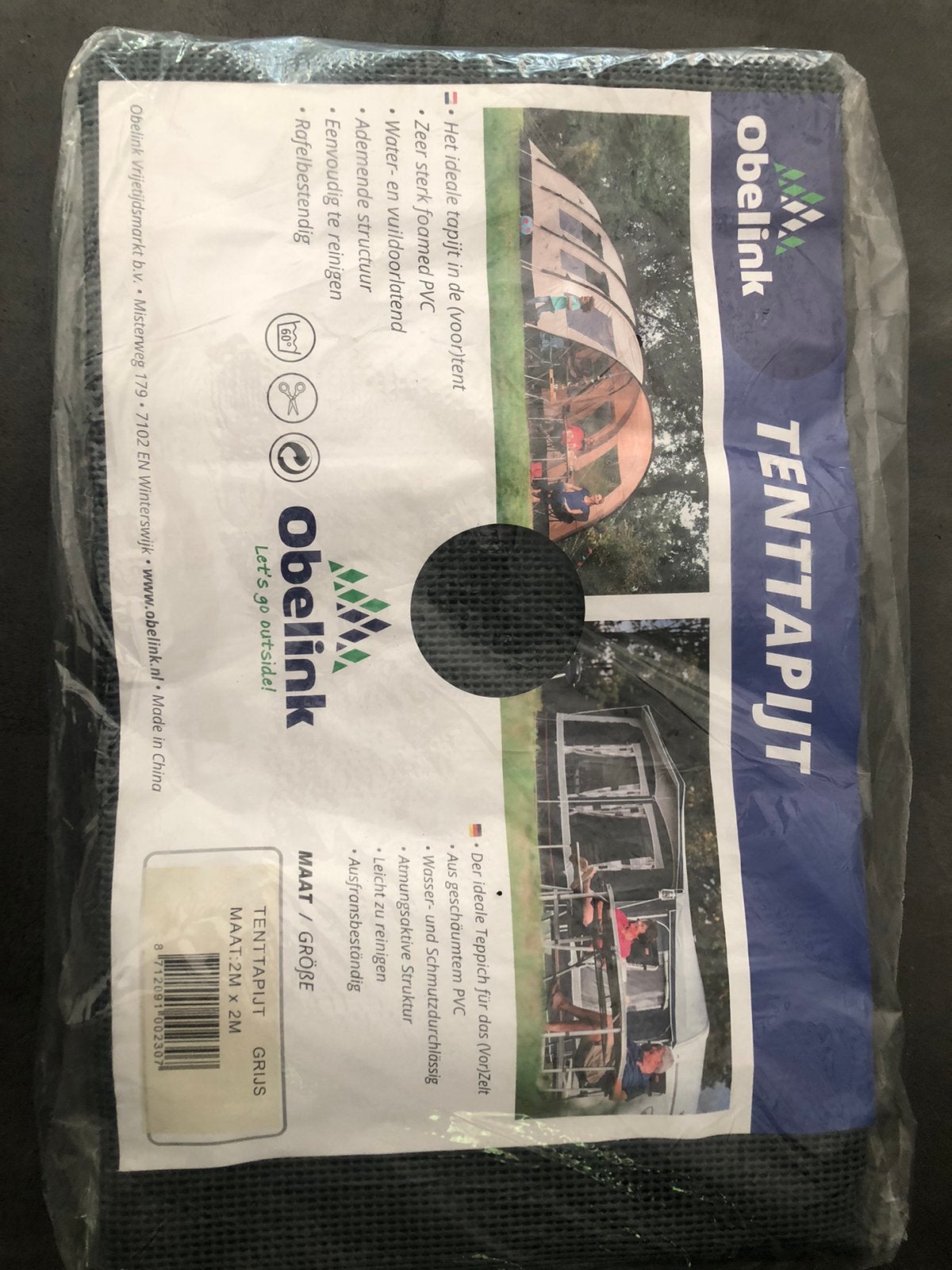 Tent tapijt 2x2, Ophalen of Verzenden, Nieuw, Minder dan 5 meter
