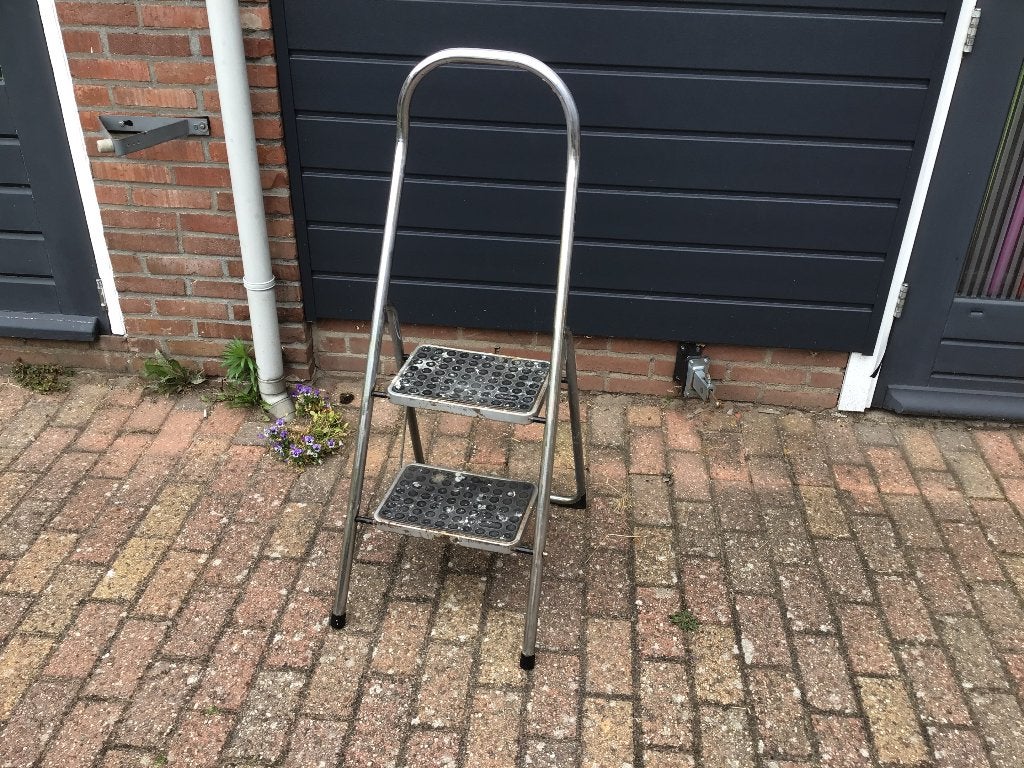 Keukentrap. Huishoudtrap. Klustrap, Ophalen, Gebruikt, Trap, Opvouwbaar of Inschuifbaar