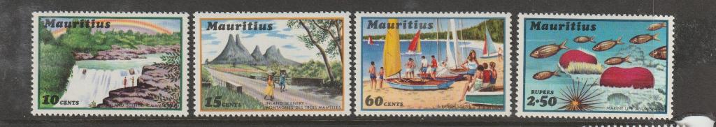 TSS Kavel 8.50190 Mauritius Pf minr 373-376 toerisme, Postzegels en Munten, Postzegels | Afrika, Ophalen, Overige landen, Postfris