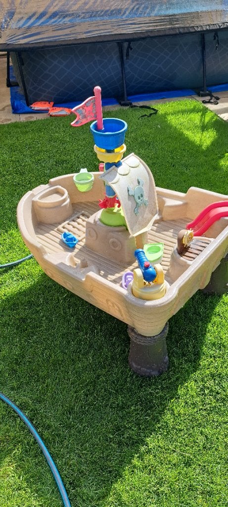 Piratenboot little tikes, Ophalen, Gebruikt