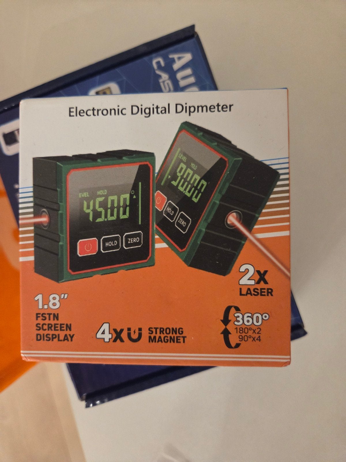 Digitale Hoekmeter / Waterpas met Laser & Magneet, Ophalen of Verzenden, Nieuw, Afstand