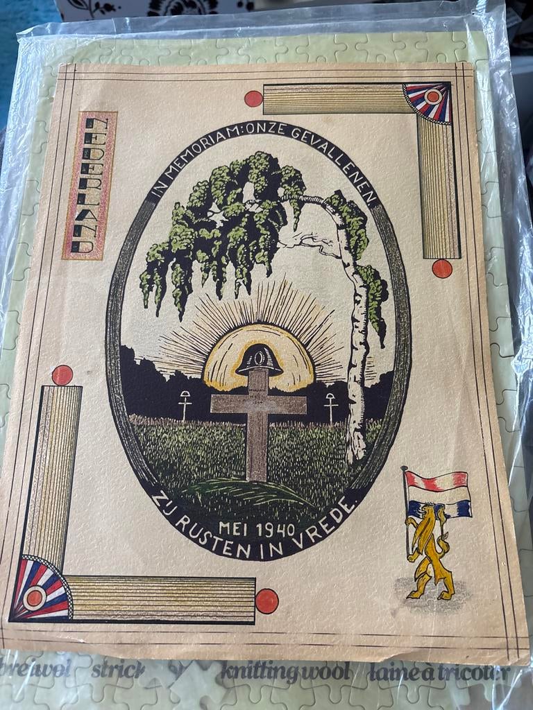 In Memoriam Onze Gevallenen Mei 1940 - Oorlogsherdenking, Ophalen of Verzenden
