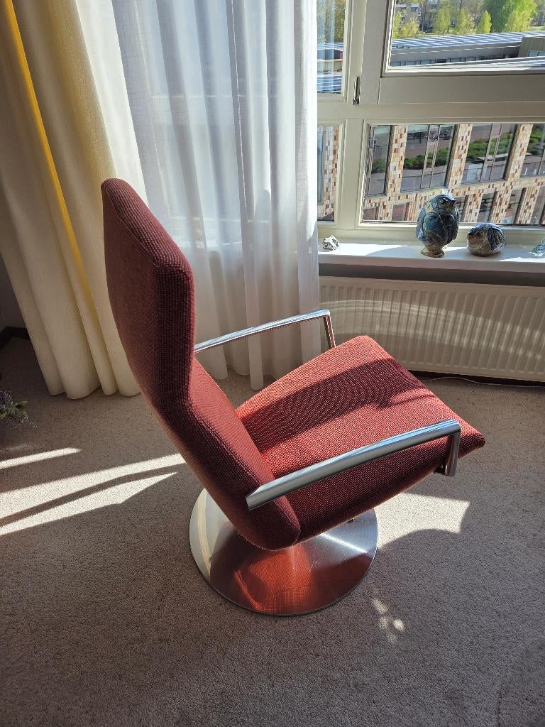 2 x een relaxfauteuil Gealux Volo Earth, Huis en Inrichting, Fauteuils, Zo goed als nieuw, Metaal, Stof, 50 tot 75 cm, Minder dan 75 cm