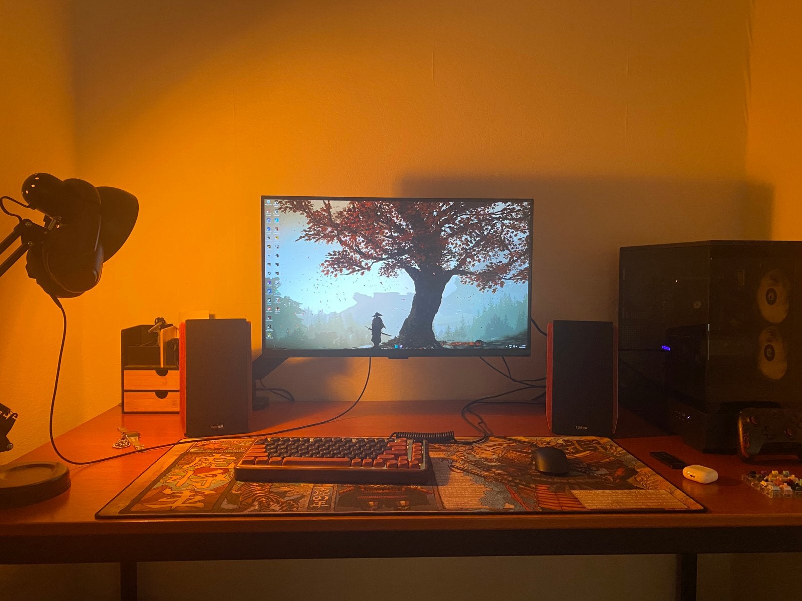 Gaming setup (EXCLUSIEF BUREAU), Computers en Software, Desktop Pc's, Ophalen of Verzenden, Zo goed als nieuw, Gaming, SSD