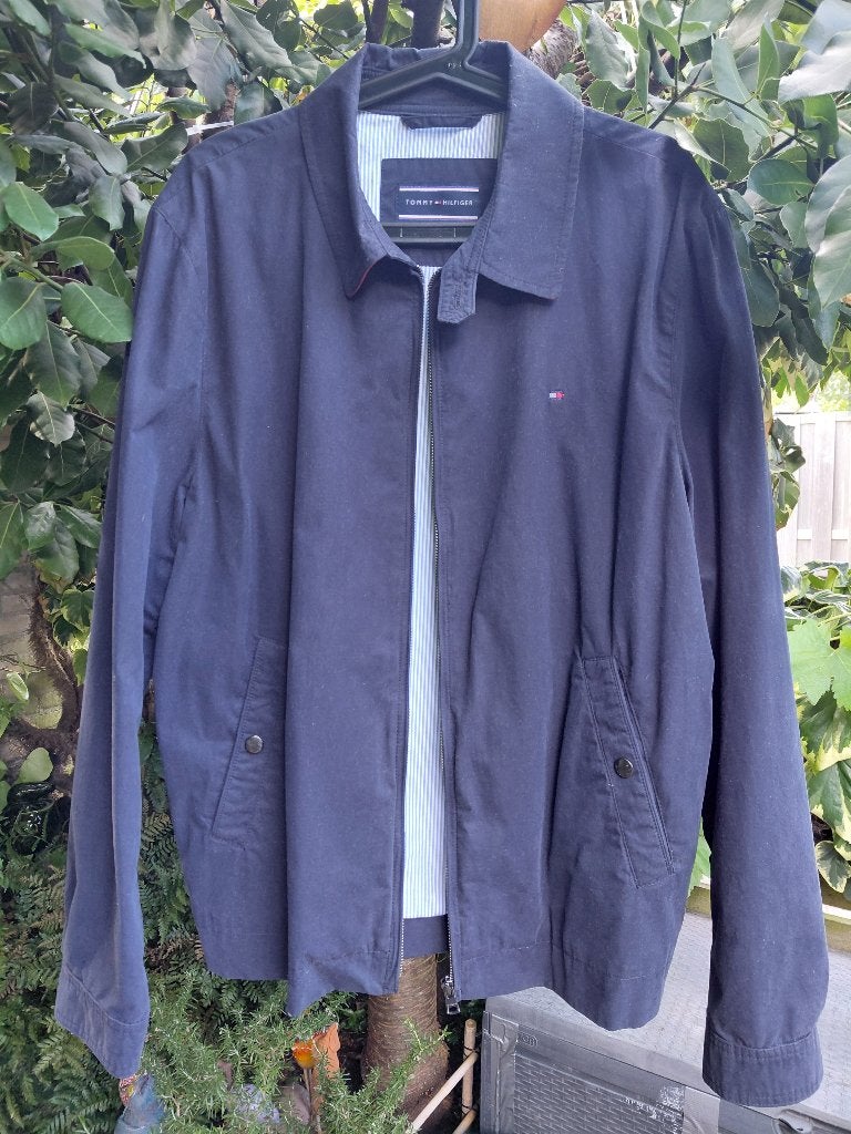 Heren zomerjas Tommy Hilfiger, Kleding | Heren, Jassen | Zomer, Ophalen, Blauw, Tommy Hilfiger, Maat 56/58 (XL)