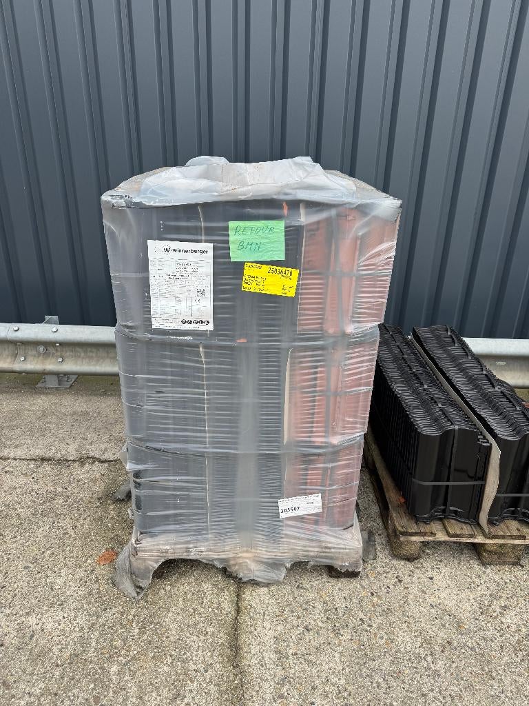 Dakpannen OVH vario matzwart verglaasd, Ophalen, Steen of Klei, Zwart, Nieuw
