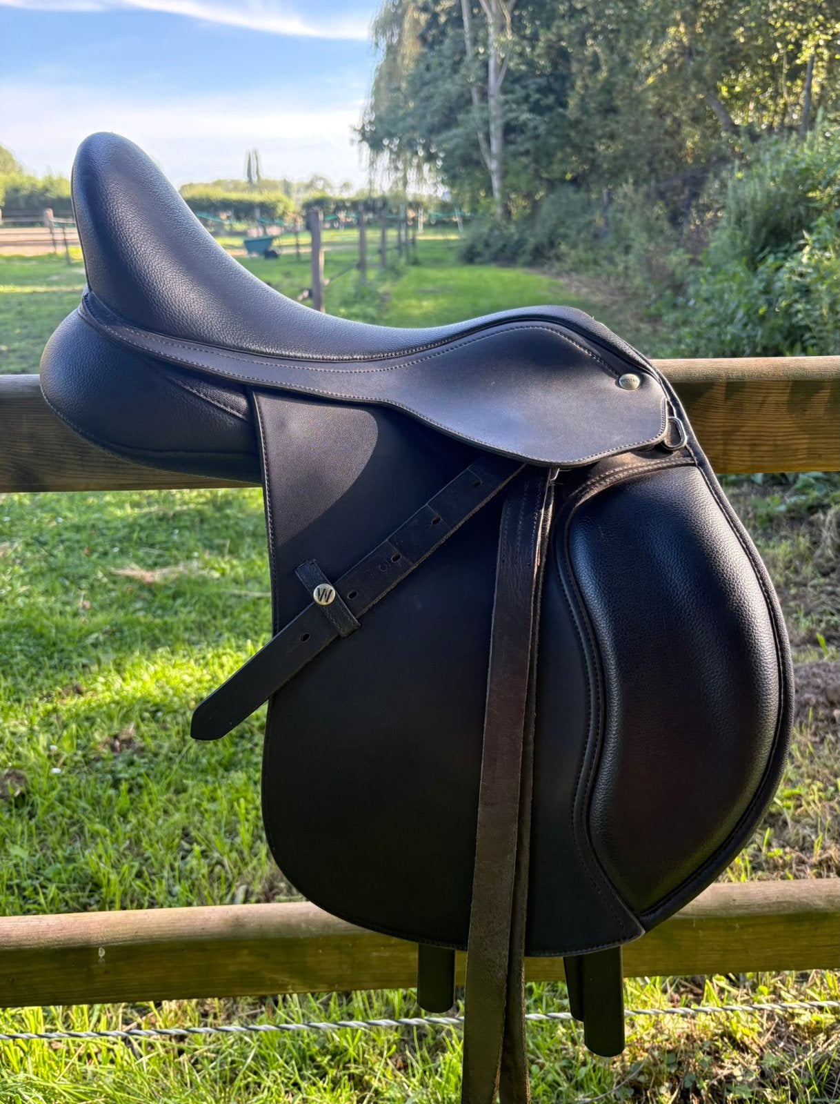 Wintec 500 Hart ponyzadel 16”, Dieren en Toebehoren, Kniewrongen, Wintec, Ophalen of Verzenden, Zo goed als nieuw
