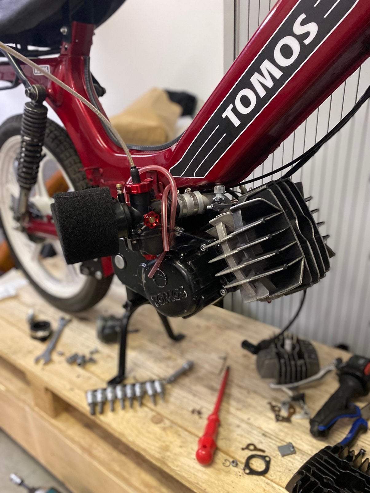 Blokrevisie, reparatie en opvoeren Tomos/Puch/Scooterblokken, Ophalen, Nieuw, Blok