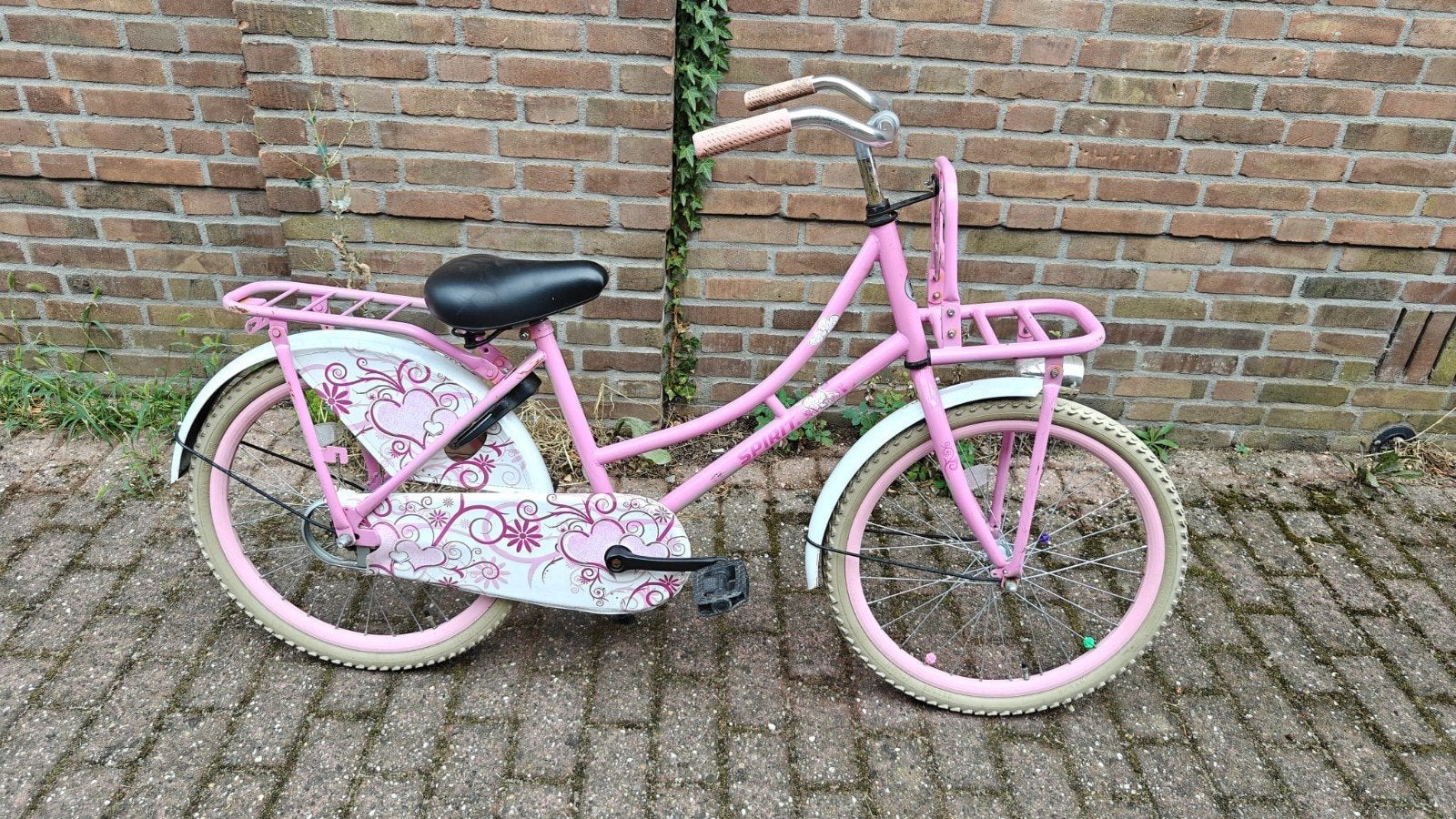 Meisjesfiets, Fietsen en Brommers, Ophalen, Gebruikt, 22 inch
