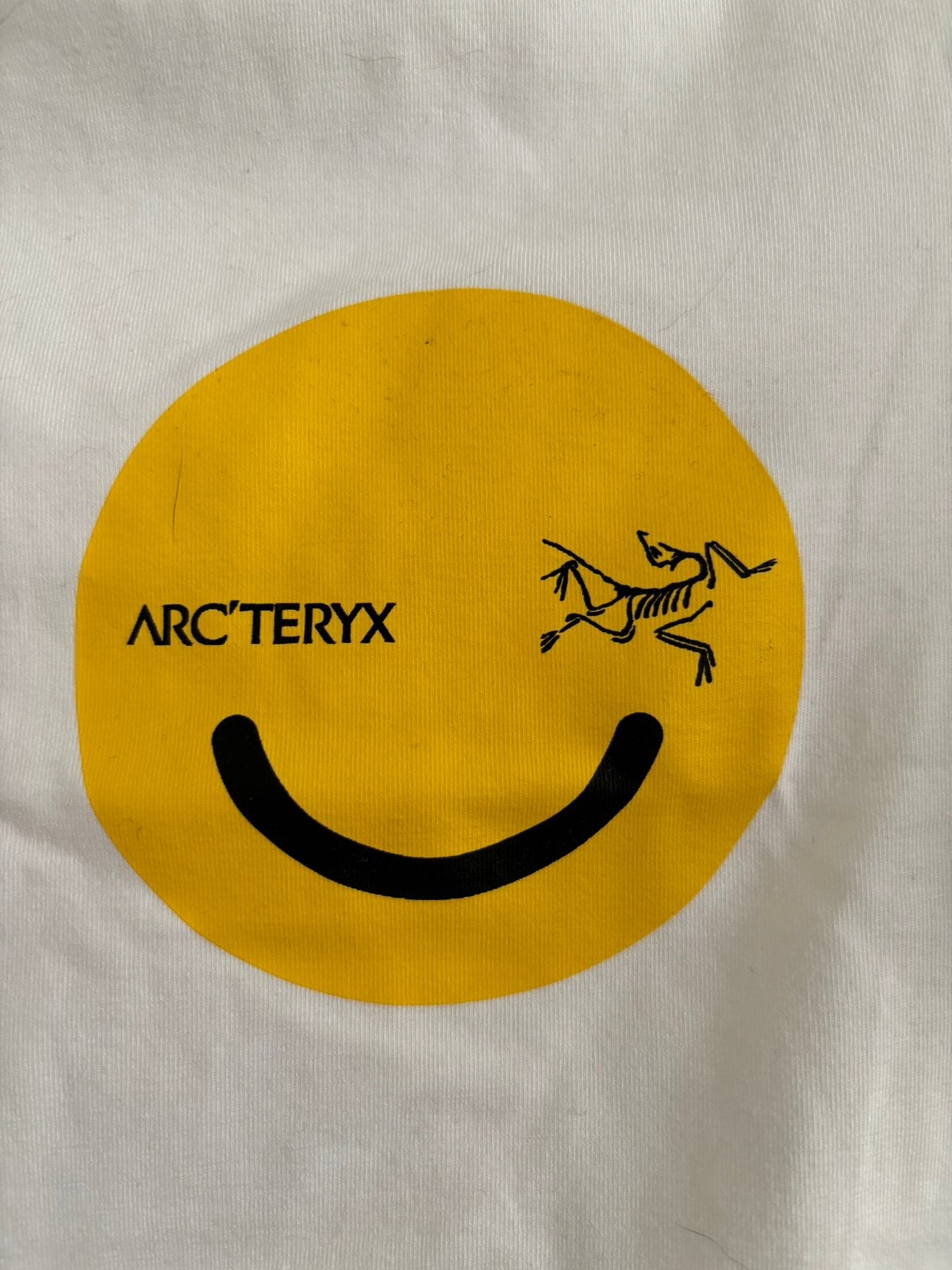 All smile Speciale editie t-shirt van Arc’teryx   mt L en M, Wit, Maat 42/44 (L), Nieuw, Ophalen of Verzenden