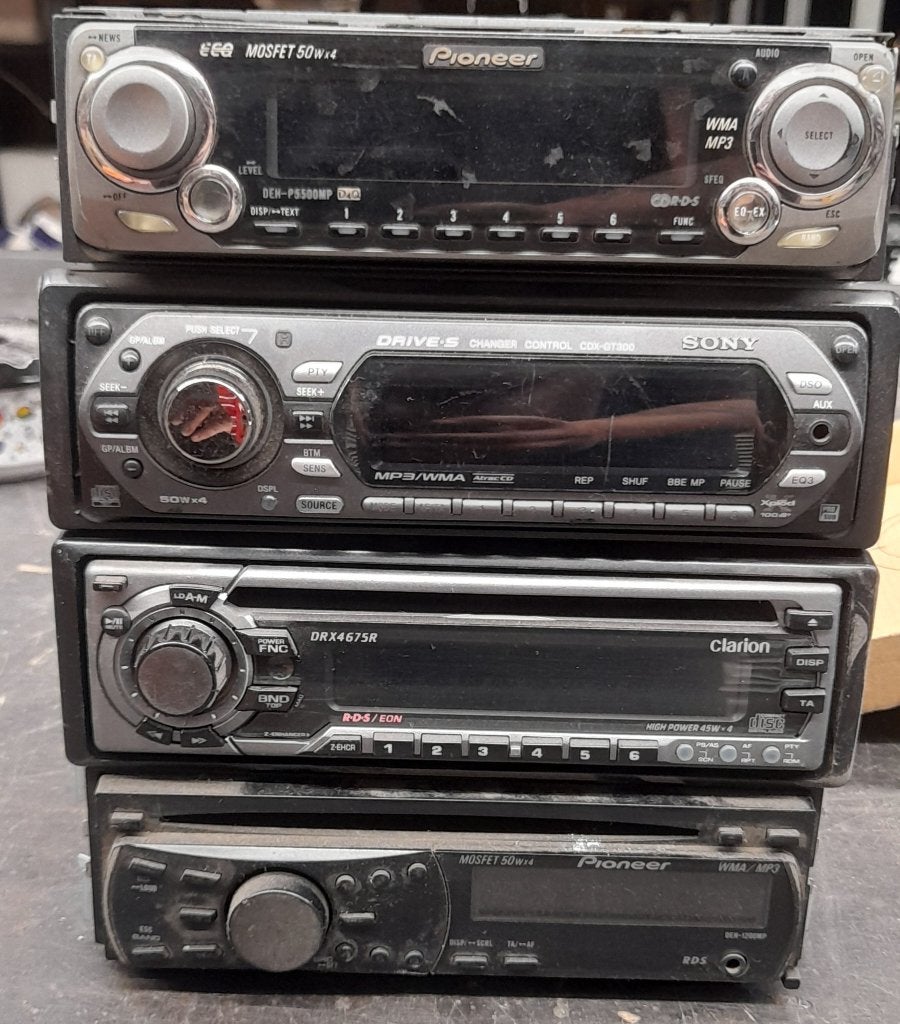 Autoradio 4 stuks, Ophalen of Verzenden, Gebruikt