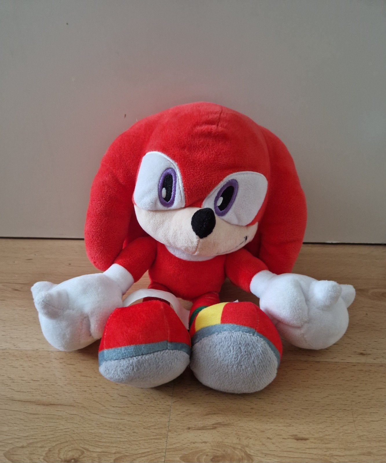sonic knuckles knuffel plush sega Prize international rood, Ophalen of Verzenden, Zo goed als nieuw, Overige typen