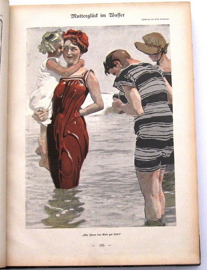 Simplicissimus 1907-12 Satire Humor verzamelband + H. Zille, Ophalen of Verzenden