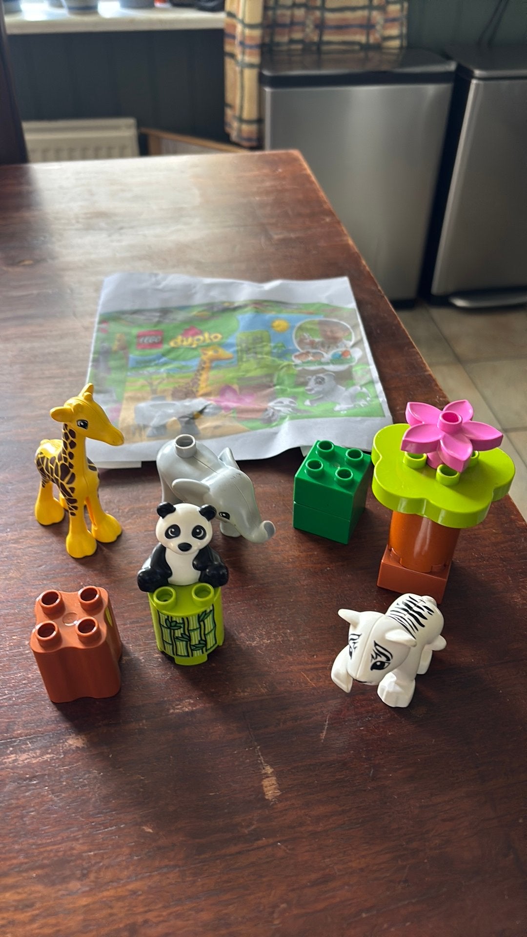 Duplo set baby dieren jungle, Ophalen of Verzenden, Zo goed als nieuw