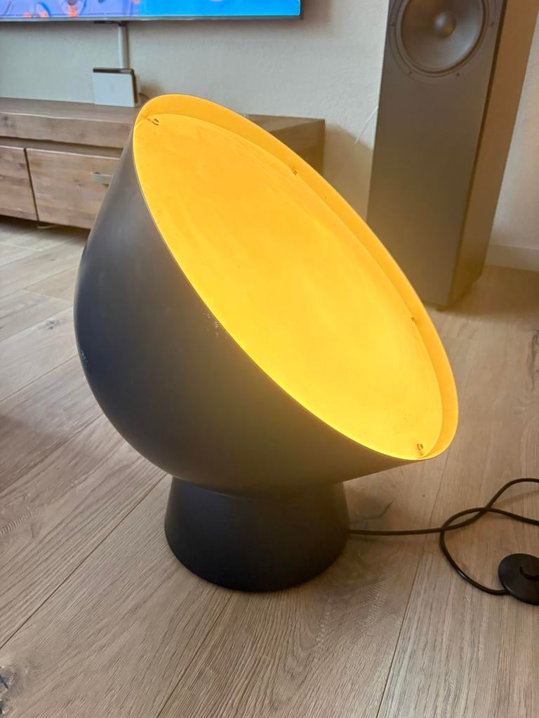 Blauwe IKEA lamp (Ola Wihlborg), Gebruikt, Ophalen of Verzenden, Metaal, Minder dan 50 cm