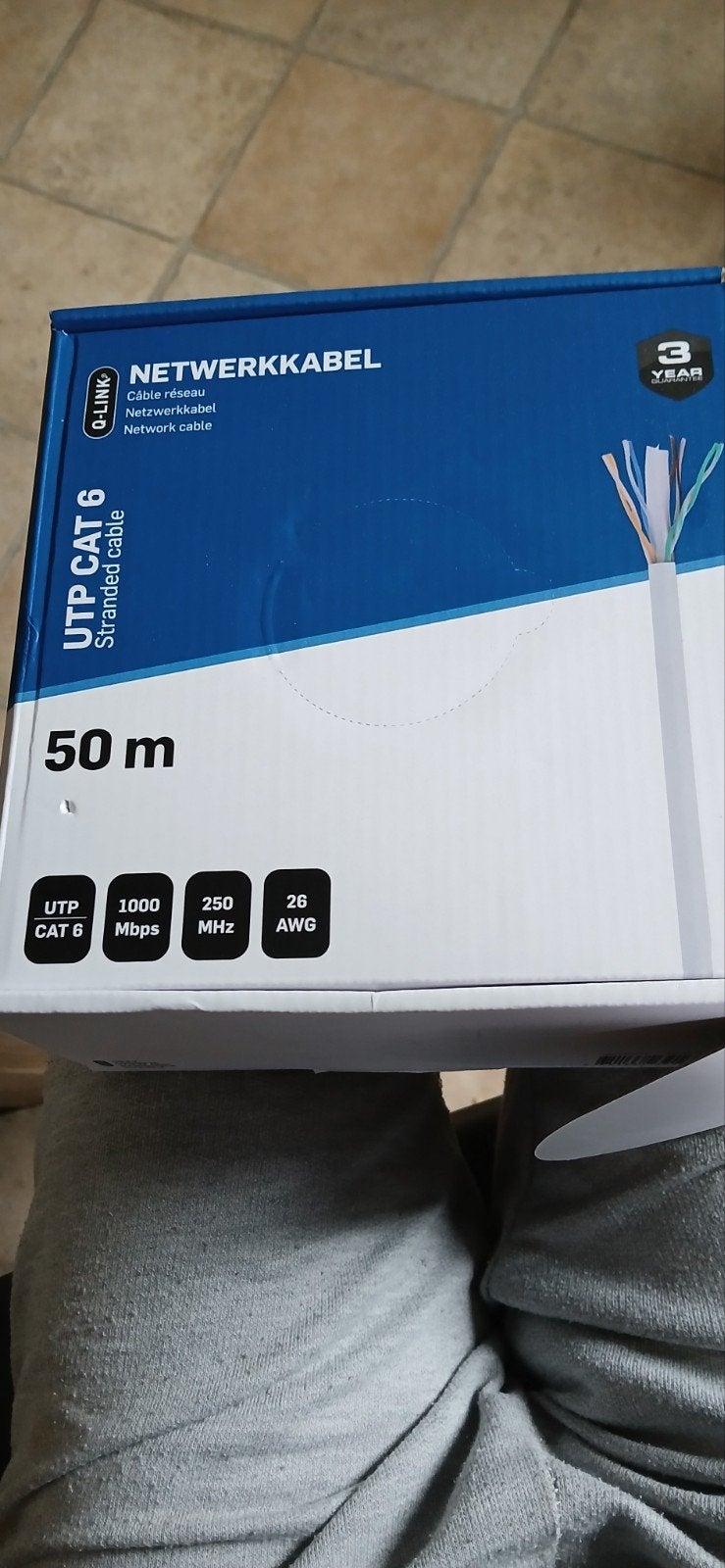 26 meter Internet kabel Cat 6 awg 26 nieuw, Ophalen of Verzenden