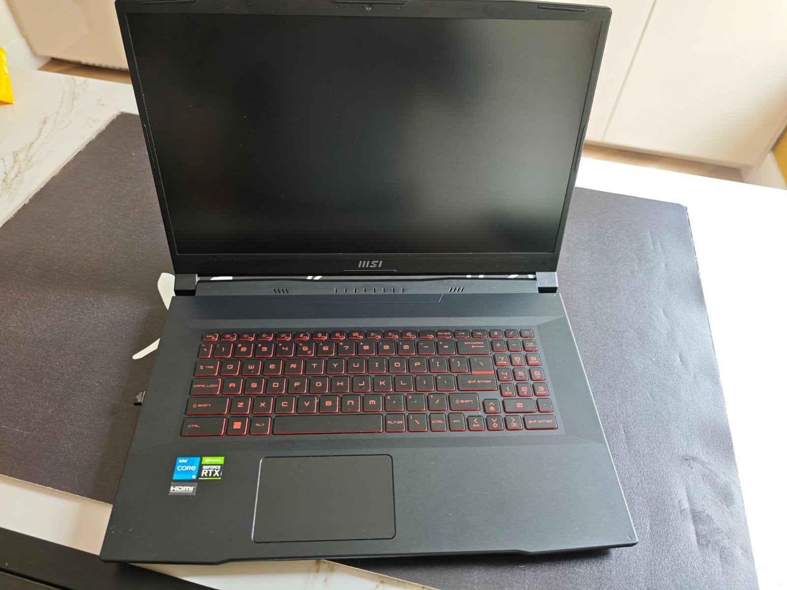 MSI Gaming Laptop, Computers en Software, Windows Laptops, Qwerty, Zo goed als nieuw, Gaming, Intel Core i5-11400H