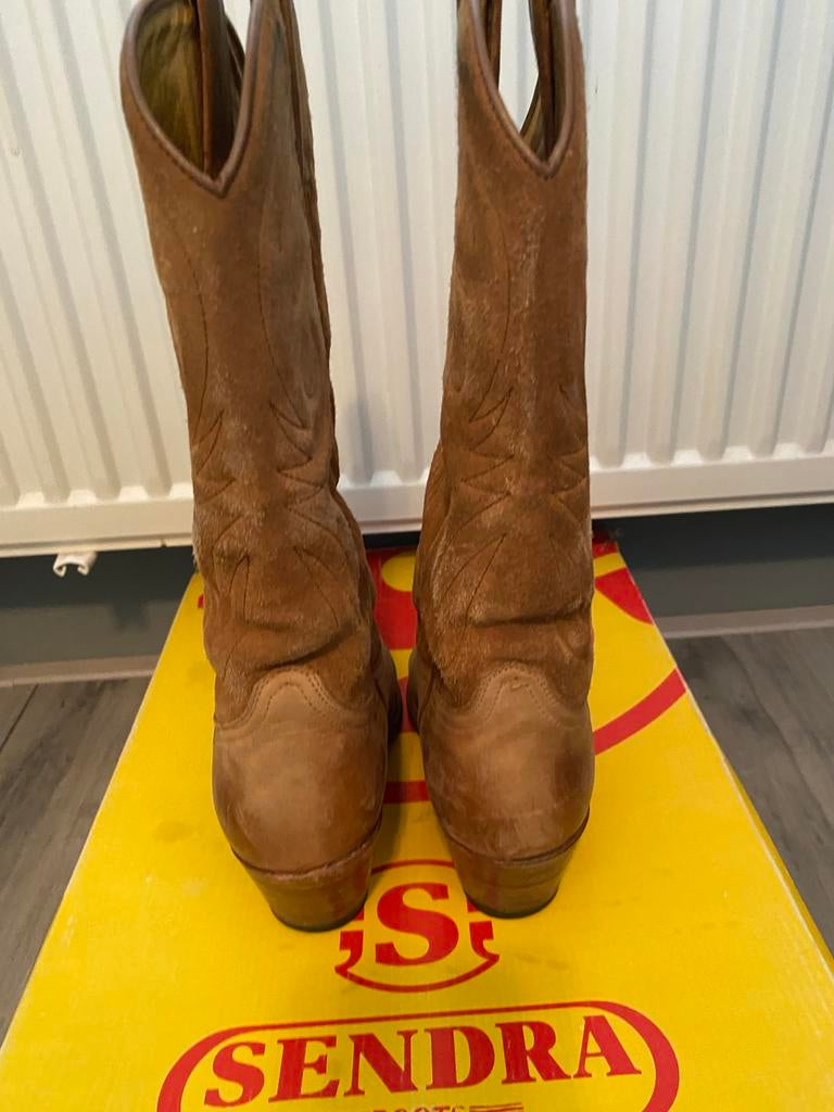 Sendra Cowboylaarzen Judy Caramelo Maat 39 Origineel, Ophalen of Verzenden, Gedragen, Bruin, Lage of Enkellaarzen