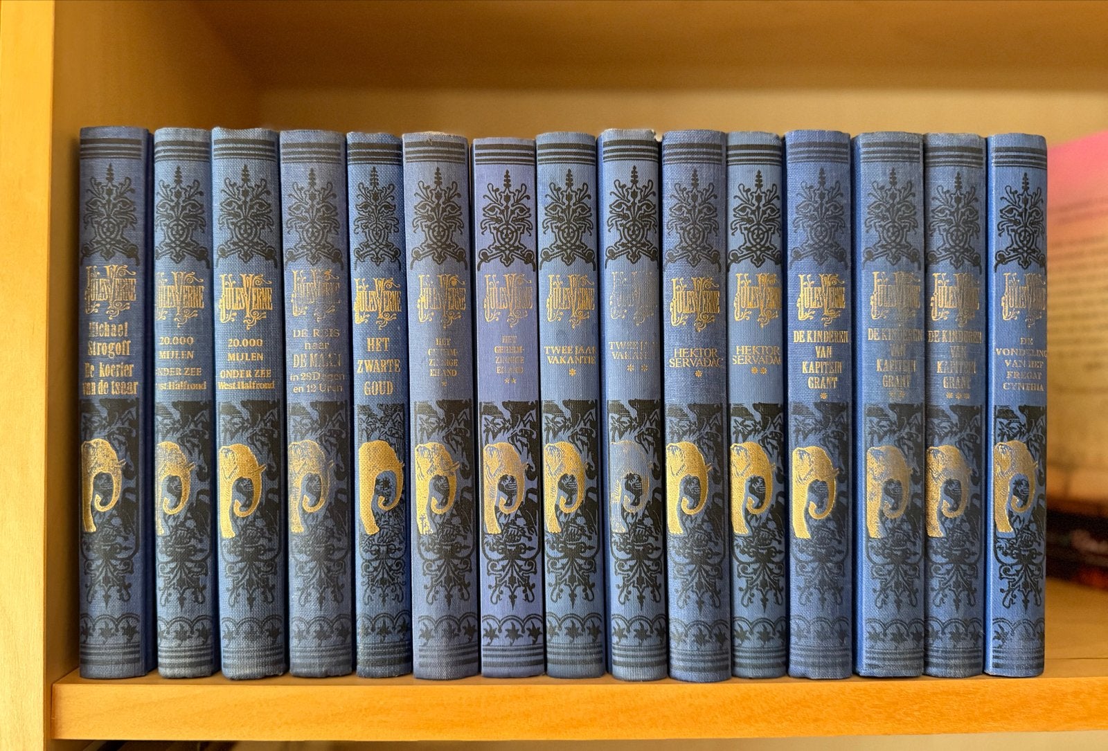 Jules Verne - set van 15 boeken, Boeken, Ophalen of Verzenden, Gelezen