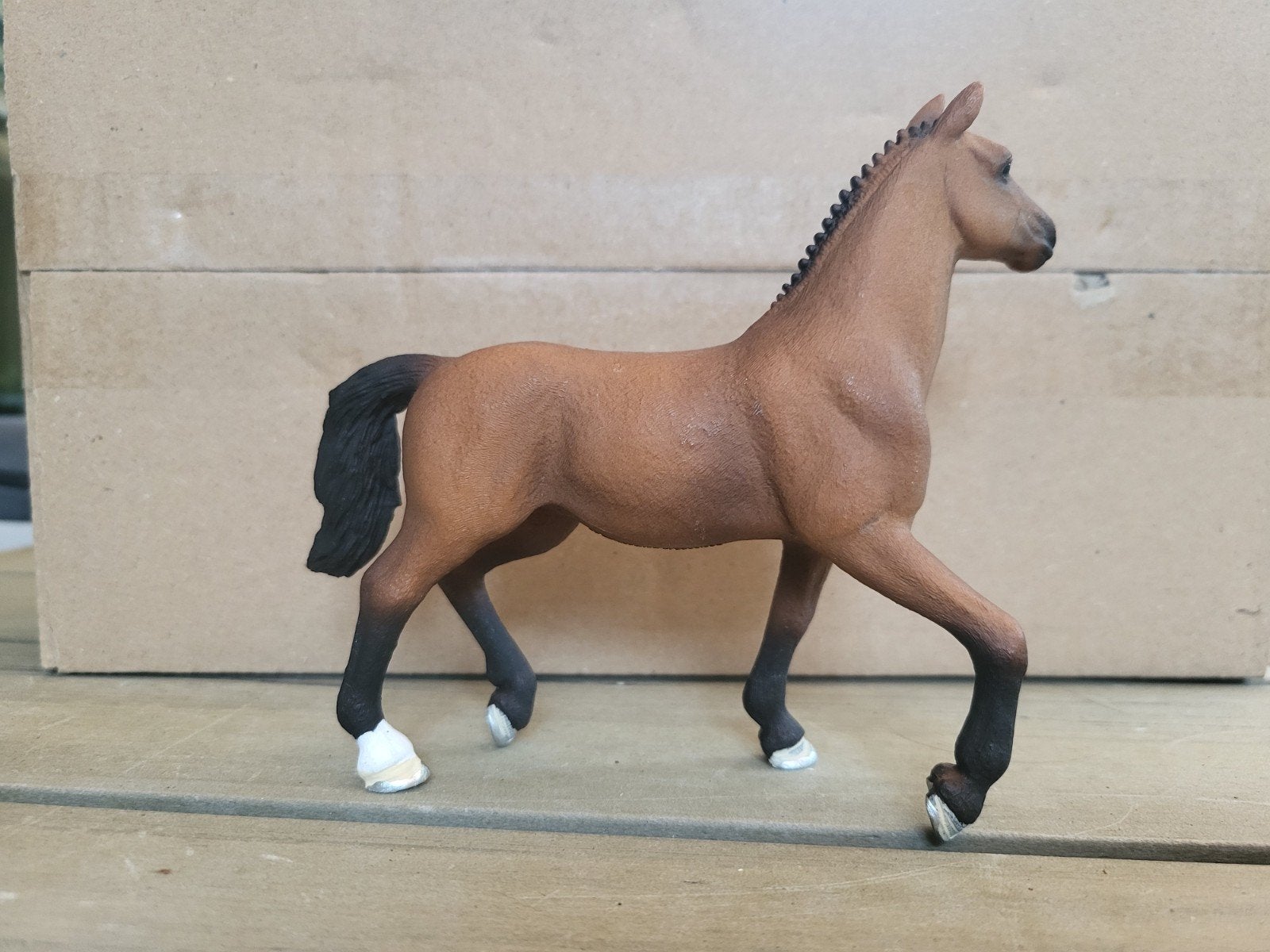 Schleich Oldenburger Merrie 13945 - Licht beschadigd, Ophalen of Verzenden, Gebruikt