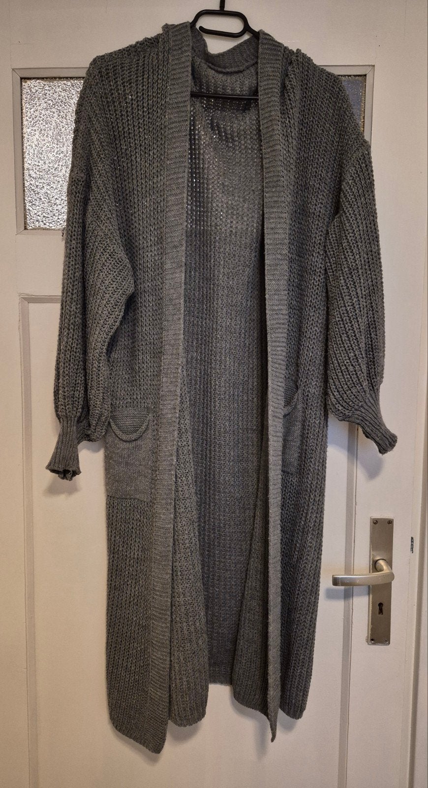 Lange grijze dames vest, Kleding | Dames, Ophalen of Verzenden, Zo goed als nieuw, Maat 38/40 (M), Grijs