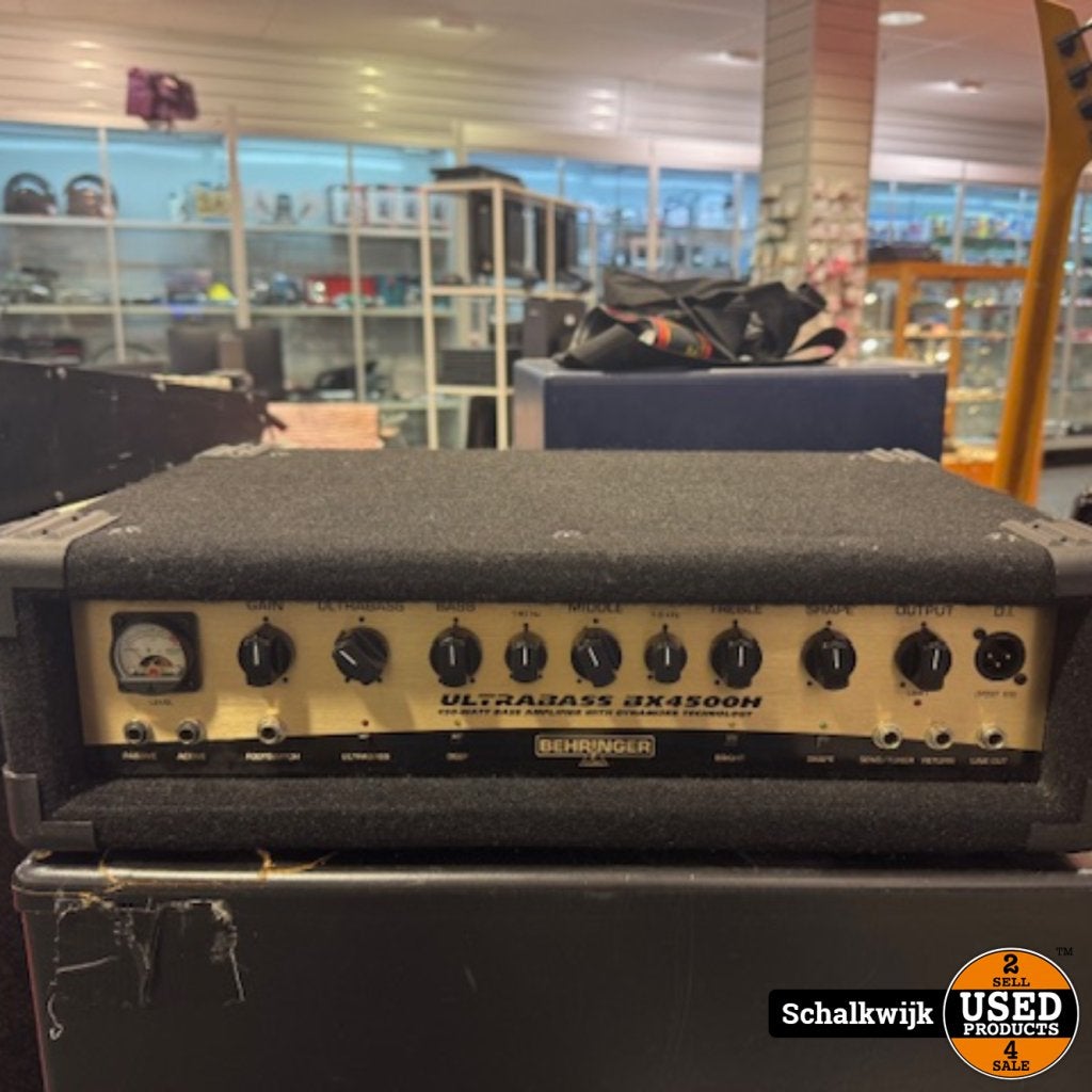 Behringer ultrabass Bx4500H basversterker, Behringer, Gebruikt, Support@behringer.com, Behringer (Music Tribe)
MusikhausstraÃŸe 1
94060 Pocking
Germany