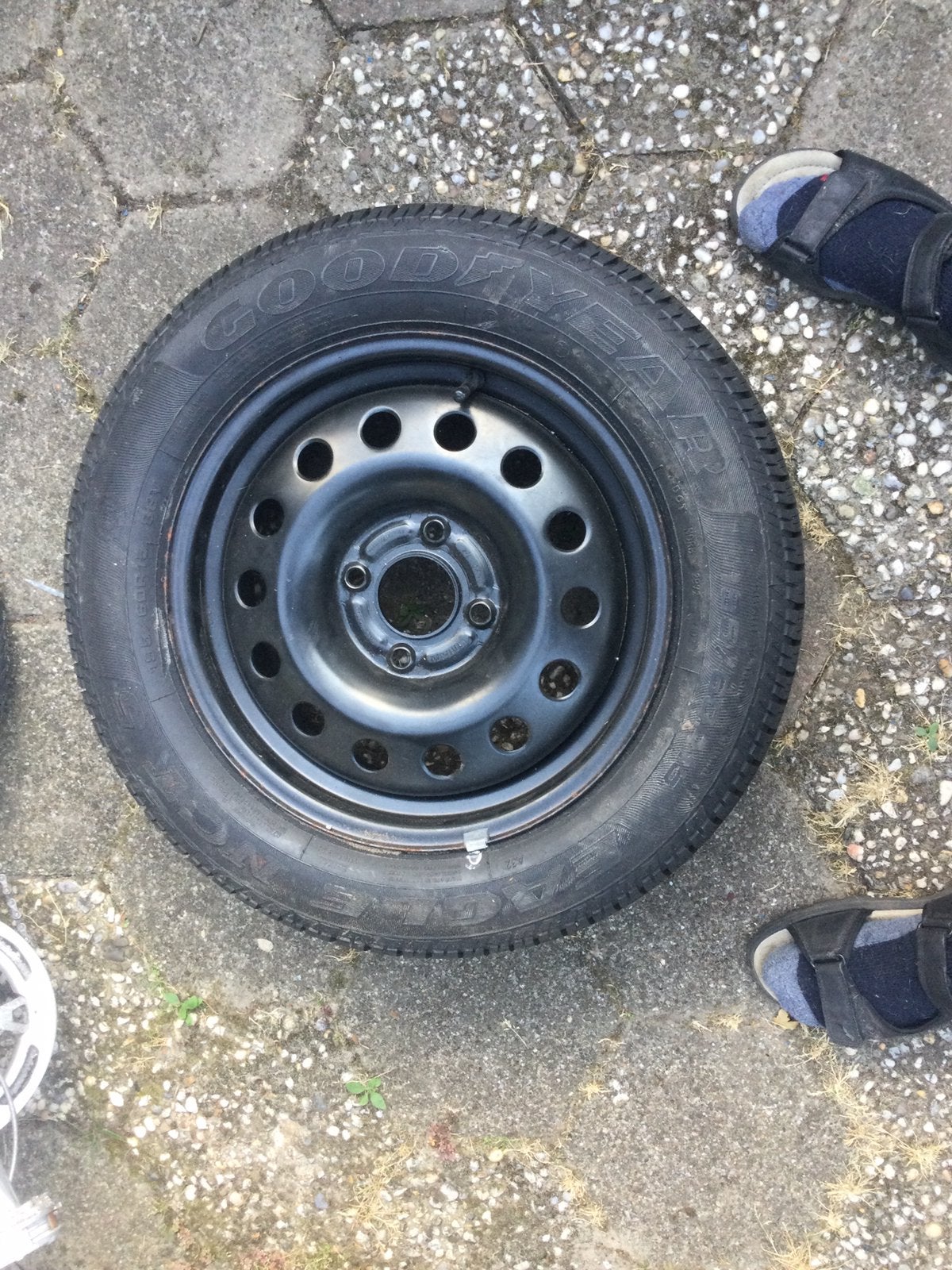 Goodyear autoband, Ophalen