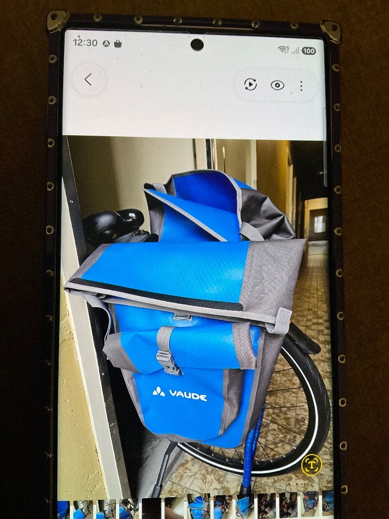 fietstassen Vaude aqua, Ophalen, Gebruikt