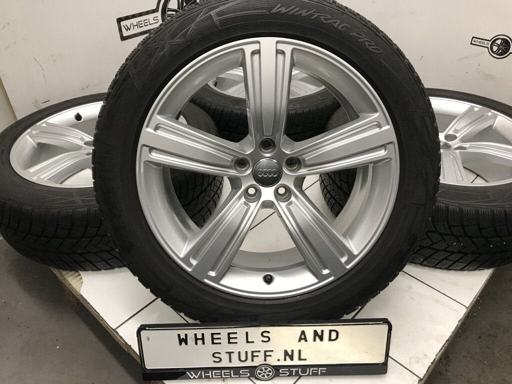 Audi A8 S8 lichtmetaal velgen 19"inch winterbanden 5x112 479, Ophalen, Gebruikt, 19 inch, Banden en Velgen