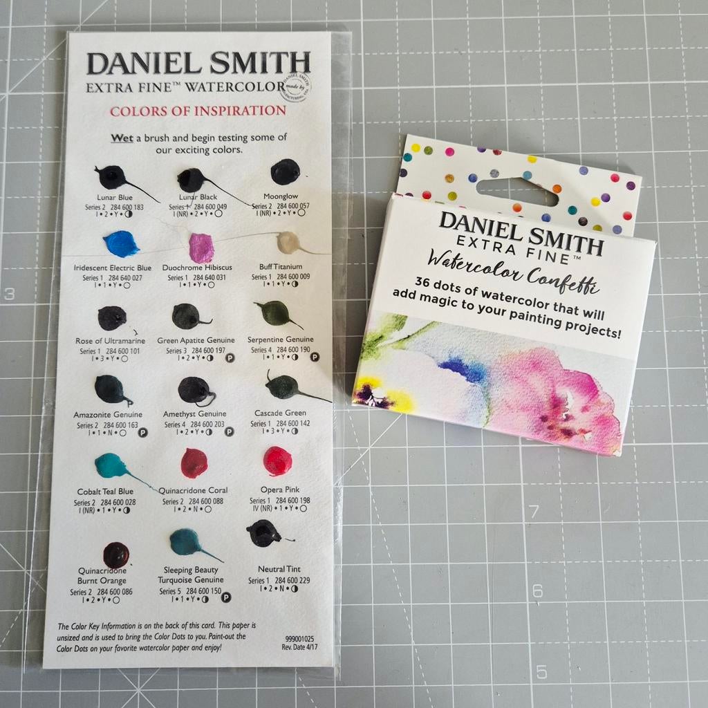 Daniel Smith Watercolor Confetti & Kleurenkaart, Ophalen of Verzenden, Nieuw, Waterverf