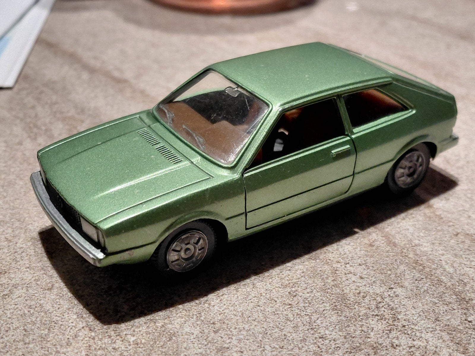 Pilen Volkswagen Scirocco modelauto miniatuurauto 1:43, Ophalen of Verzenden, Zo goed als nieuw, Auto, Overige merken