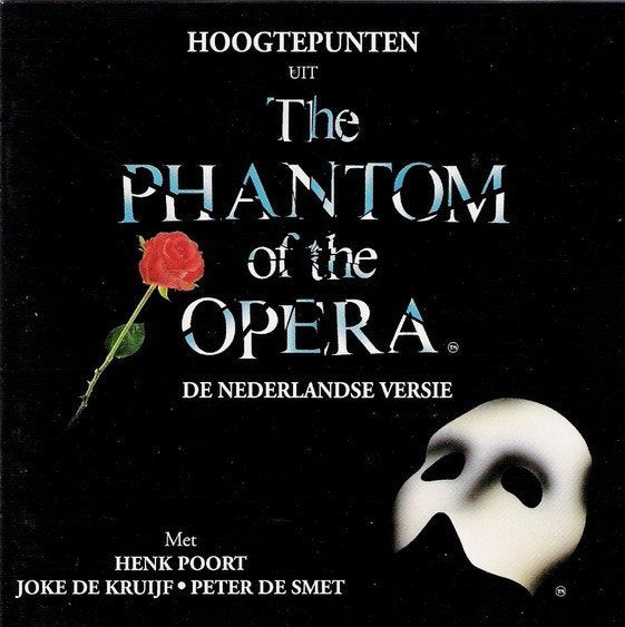 C.D. (1993) Phantom of the Opera (Nederlandse versie), Inclusief boekje, Gebruikt, Ophalen of Verzenden, Soundtrack of Musical