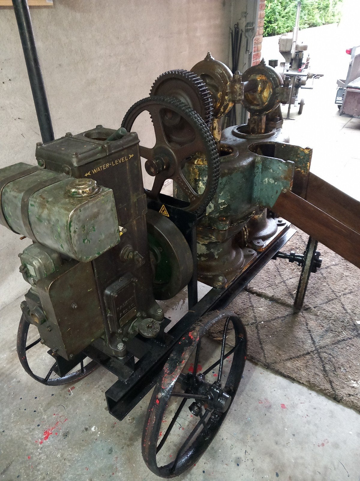 lister d pompset   stationaire motor kattekop, Ophalen, Gebruikt, Overige typen, Minder dan 1400 rpm