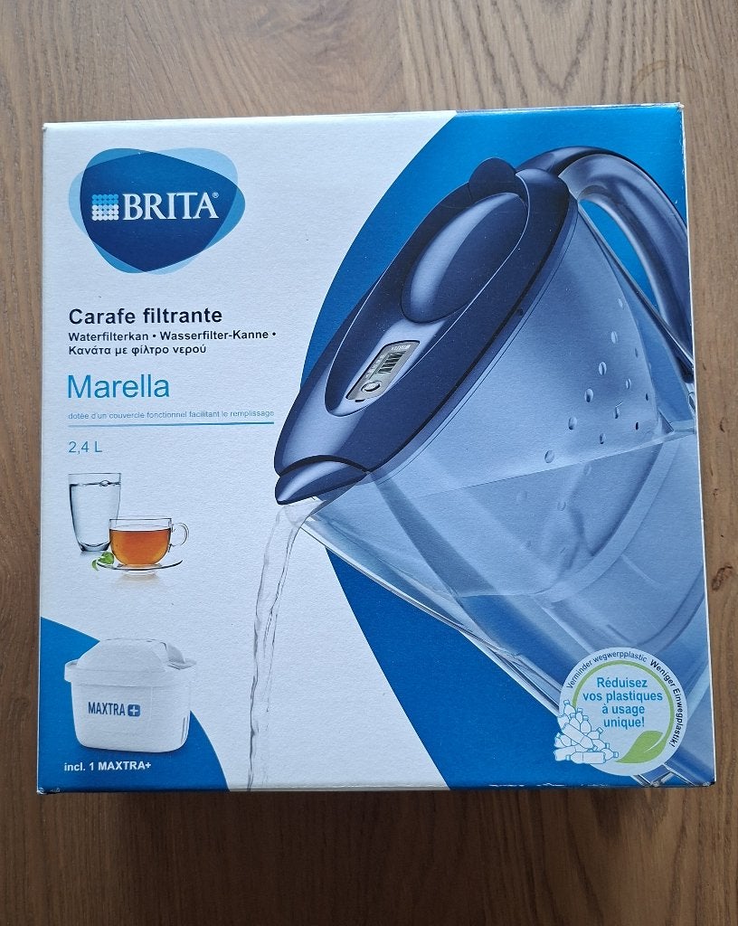 BRITA Marella waterfilterkan (2,4 liter), Ophalen, Overige typen, Kunststof, Zo goed als nieuw